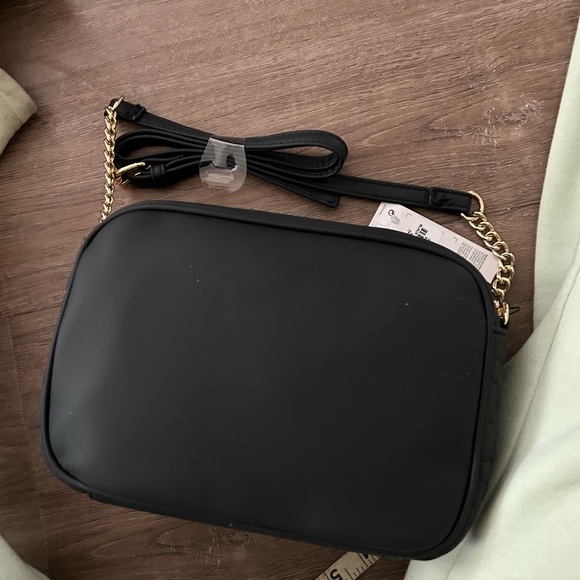 NWT Disney Mickey Mouse Black and Gold Crossbody Bag - Picture 2 of 7